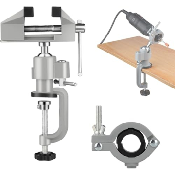 Table Vise - 2 in 1 Universal Rotate 360° Work Clamp-On for DIY Projects