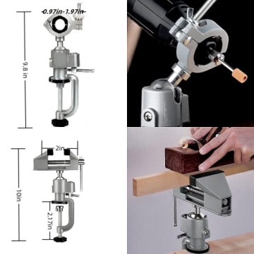 2 in 1 Universal Rotate 360° Table Vise for DIY Enthusiasts