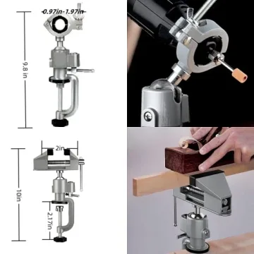 2 in 1 Universal Rotate 360° Table Vise for DIY Enthusiasts
