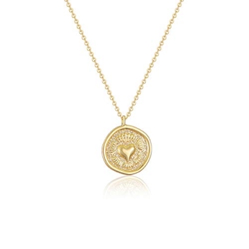 Valloey Rover Dainty Medallion Necklace for All Occasions