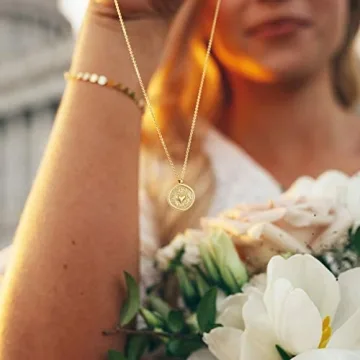 Valloey Rover Dainty Medallion Necklace for All Occasions