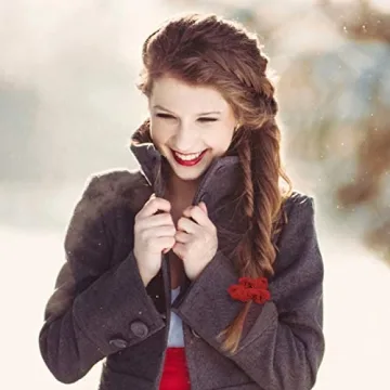 WATINC 6 Pack Faux Fur Scrunchies for Women & Girls