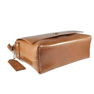 Top Grain Leather Crossbody Bags Women Sling Purse, Shoulder Handbag with Adjustable Shoulder Straps