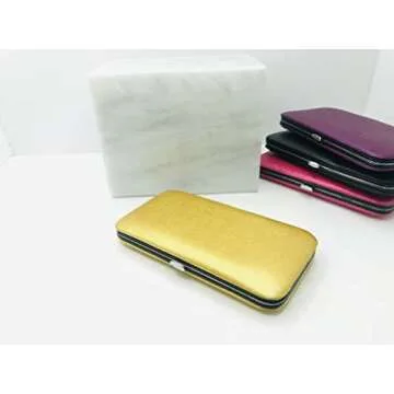 Magnetic 2020 fashion Tweezers Case In United States of America for Eyelash Extensions Individual Makeup Tools Storage Scissors Lash Tweezers Case (black)