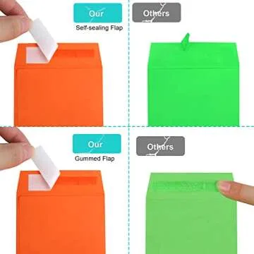 Colorful Cash Envelopes for Budgeting - 120 Pack