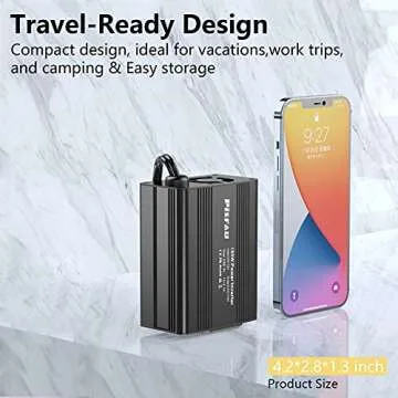 150W Power Inverter Easy Charging for Laptops and More