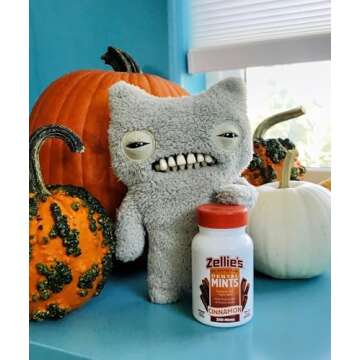 Zellie's | 100% Xylitol Sugar Free Cinnamon Breath Mints | Non-GMO, Low-Calorie, Gluten Free, Vegan & Kosher Mints (250 Count - Pack of 1)