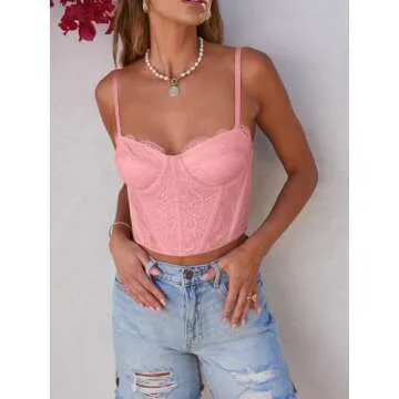 Dealmore Women’s Lace Corset Top for Parties 2025