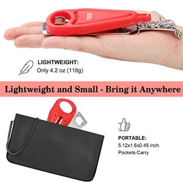 Home Security Door Lock, VIRIDI Portable Travel Doorlocks for Airbnb Hotel Room Bedroom Add Extra Safety Privacy Solid Removable No Drill Door Jammer Latch for House Apartment School Selfdefense Item