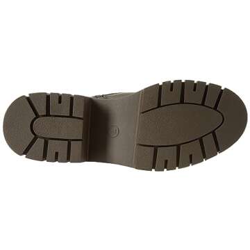 The Drop Women's Koi Lace Up Platform Combat Boots, Olive, 9