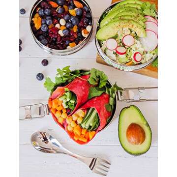 ecozoi Stainless Steel Bento Box - Eco-Friendly Lunch Container