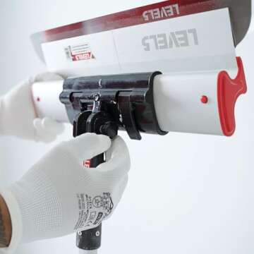 LEVEL5 24-Inch Skimming Blade | Precision 0.3mm German Stainless Steel Blade Insert (Replaceable), Ergonomic Aluminum Blade Profile | 4-924