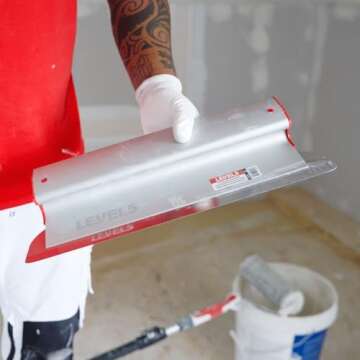 LEVEL5 24-Inch Skimming Blade | Precision 0.3mm German Stainless Steel Blade Insert (Replaceable), Ergonomic Aluminum Blade Profile | 4-924