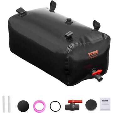 VEVOR Portable 29.85 Gallon Water Storage Bladder