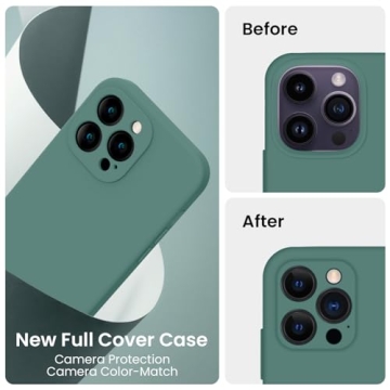 FireNova Silicone Case for iPhone 14 Pro with Protectors