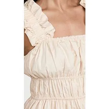 Stylish Ruffled Detail Mini Dress for Women
