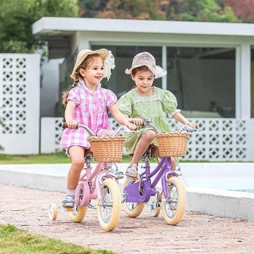 Petimini Kids 16 Inch Bike for 4-8 Year Old Girls