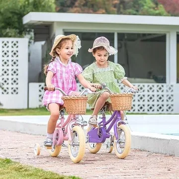 Petimini Kids 16 Inch Bike for 4-8 Year Old Girls