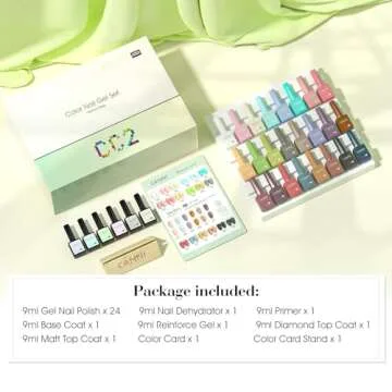 CANNI 30 Pcs Gel Nail Polish Set for Beautiful Nails