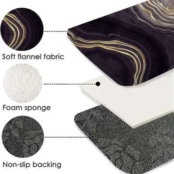 BISINA Autumn Maple Leaves Texture Area Rug, Rural Farmhouse Vintage 3D Printed Decor Rug, Bedroom Rug Machine Washable Non-Slip Suitable for Living Room Dining Room Office Area Kids Room(3.2x5ft