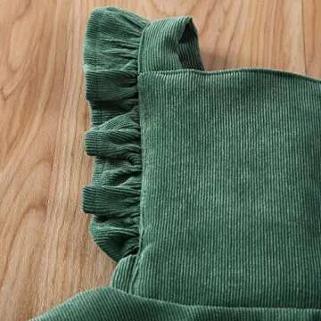 MERSARIPHY Toddler Baby Infant Tutu Sleeveless Vest Dress Backless Cute Romper Newborn Kid Ruffle Skirt, Ages for 6M-5T (Green, 3-4 T)