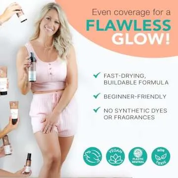 Natural Self Tanner Mousse for Streak-Free Glow in Minutes