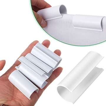 Jetec 64 PVC Greenhouse Clamps - Durable & Versatile