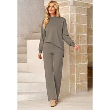 Viottiset Cozy 2 Piece Women's Sweater Set for Fall