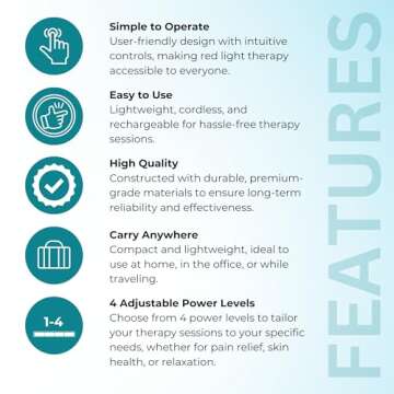 Norelie RedRevive Cold Laser Therapy Wand for Pain Relief