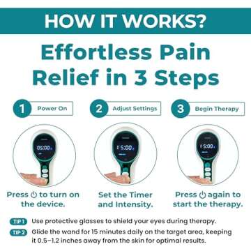 Norelie RedRevive Cold Laser Therapy Wand for Pain Relief