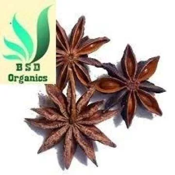 BSD Organics Spicy Natural Annachipoo/Star Anise/chakr phool for hot beverages, stews, savory dishes...