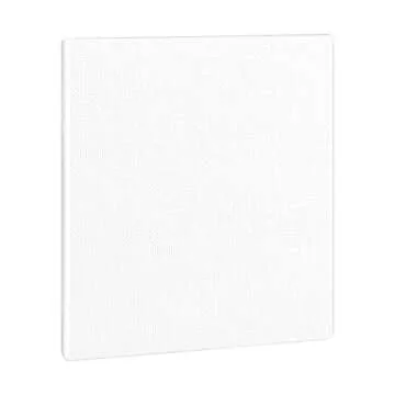 Amazon Basics Painting Canvas Panels, 12 Pack, White, 4" X 4"