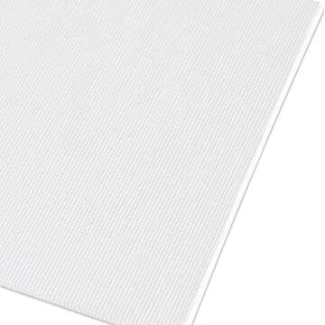 Amazon Basics Painting Canvas Panels, 12 Pack, White, 4" X 4"