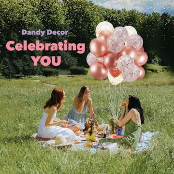 Elegant Rose Gold Balloons for All Occasions - Dandy Decor