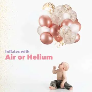 Elegant Rose Gold Balloons for All Occasions - Dandy Decor