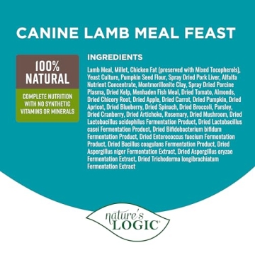 Nature's Logic Premium Lamb Dog Food for Allergies