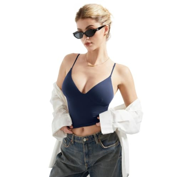 Trendy Deep V Neck Cami for Women - Perfect Going Out Top