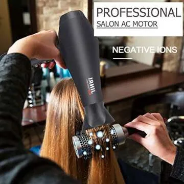 Hair Dryer 1875W, Negative Ionic Fast Dry Low Noise Blow Dryer, Professional Salon Hair Dryers with ...