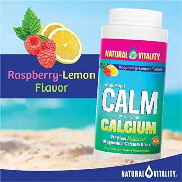 Natural Vitality Calm PLUS Calcium in Raspberry Lemon