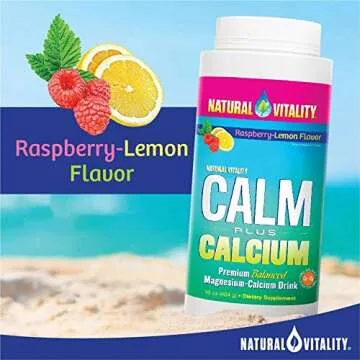 Natural Vitality Calm PLUS Calcium in Raspberry Lemon