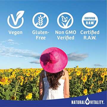 Natural Vitality Calm PLUS Calcium in Raspberry Lemon