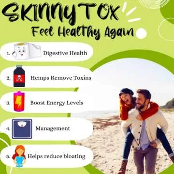 Skinnytox 15 Day Colon Cleanse Detox - Natural Toxin Flush & Energy Booster