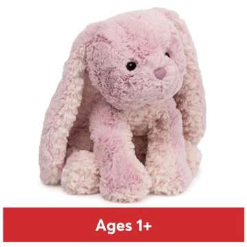 GUND Cozys Collection Bunny Stuffed Animal, Spring Decor, Plush Bunny for Ages 1 and Up, Pink, 10"