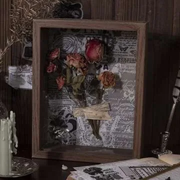 180 Pieces Vintage Black Scrapbooking Supplies Kit 120PCS Black Transparent Paper and 60PCS Aesthetic Stickers for Journaling Junk Journal Cottagecore Gift Wrapping