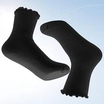 Dohia Women's Floral Cotton Ankle Socks for Casual Style