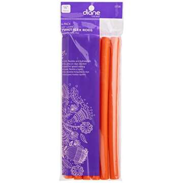 Diane Twist-Flex Rods, Orange, 5/8"
