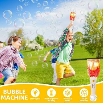 Kids Bubble Machine - 12000+ Bubbles per Minute!