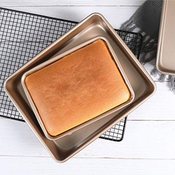 JOHO BAKING Deep Nonstick Baking Pans Set - Stylish Cookware