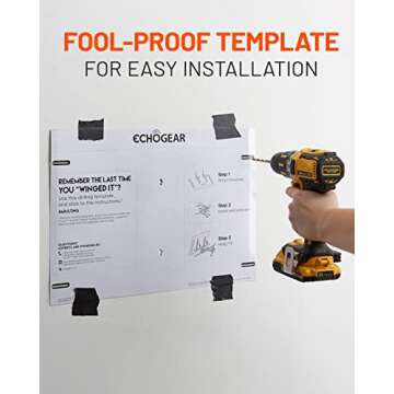 ECHOGEAR Full Motion TV Mount for TVs Up to 82"