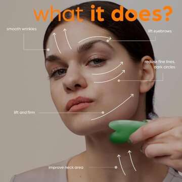 ArtNaturals Face & Body Vitamin E Bio Oil 4.0oz + Gua Sha Facial Tools Set - Organic Moisturizer Skincare for Scars, Stretch Mark, Cellulite & Nails - Great Massage oil for Massaging Joint & Muscles